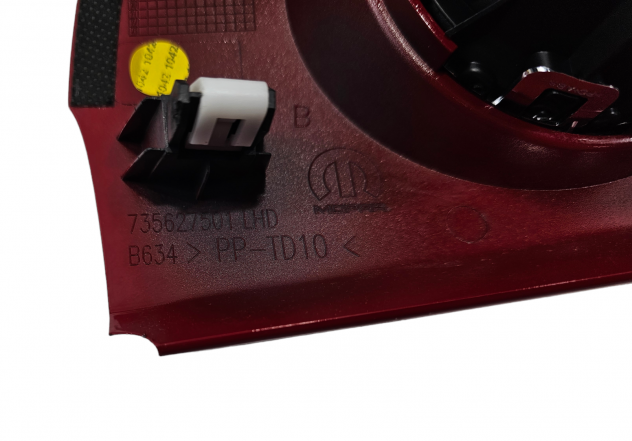 MASCHERINA CENTRALE CRUSCOTTO FIAT 500 Serie 735619848 (15) - Foto 13