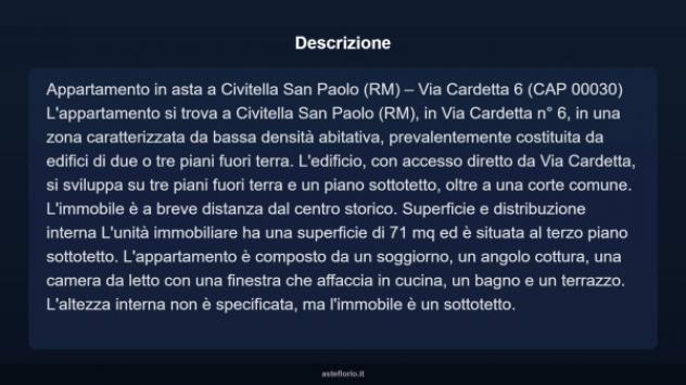 Immobile in asta di 71 m² in vendita a Civitella San Paolo - Foto 3