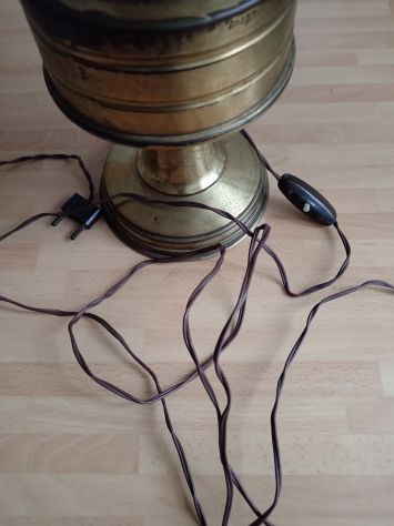 Lampada Vintage da tavolo elettrica anni 30 - Foto 5
