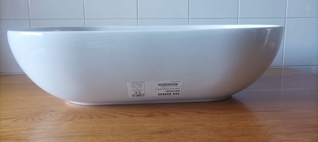 LAVABO D’APPOGGIO GLOBO “Le Ciotole” 60x36 cm con PILETTA e MISCELATORE