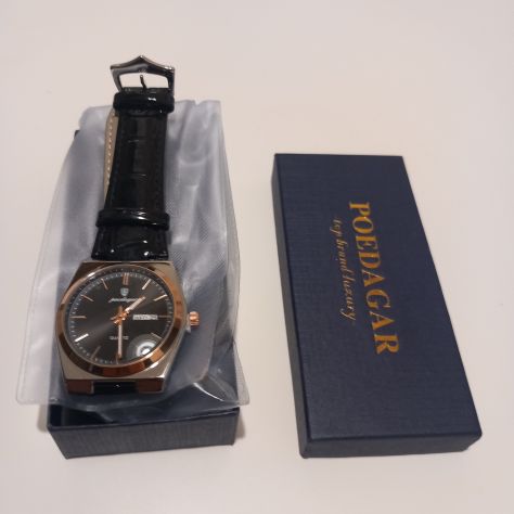 Orologio al Quarzo POEDAGAR da Uomo, Luminoso con Calendario. - Foto 3