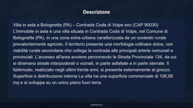 Immobile in asta di 106 m² con più di 5 locali in vendita a Bolognetta - Foto 16