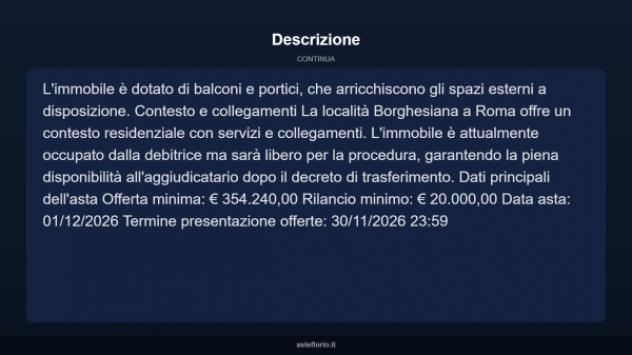 Immobile in asta di 274 m², box auto in vendita a Roma - Foto 12