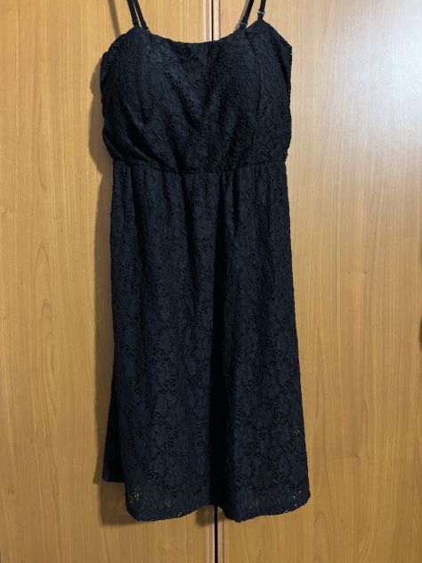 MINI ABITO/VESTITO OTTIME CONDIZIONI,PIZZO NERO,ELASTICIZZATO,MARCA URBAN CLASSI - Foto 5