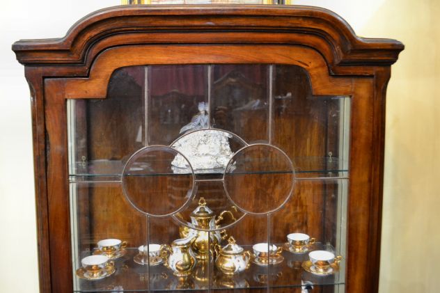 Antica cristalliera stile Chippendale primi del 900 - Foto 4