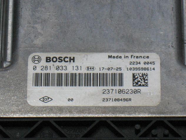 0281033131 ECU RENAULT ESPACE 0281033131 EDC 17C84-3.3 EDC17C84 237106230R - Foto 2