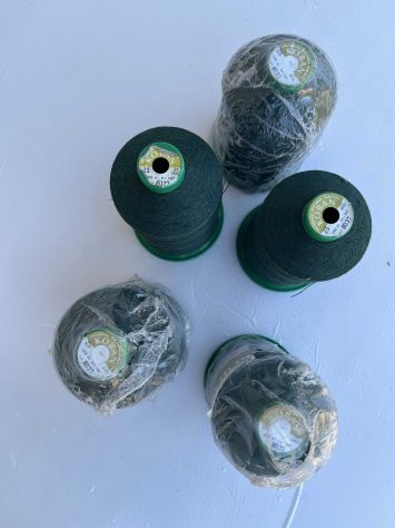 X60 COATS 25 filo cucito a macchina poliestere Verde – N.5 CONI - Foto 3