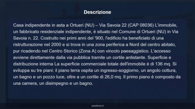 Immobile in asta di 136 m² con più di 5 locali in vendita a Ortueri - Foto 12