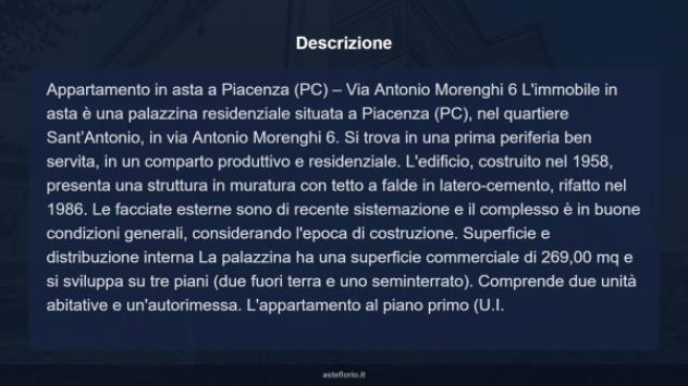 Immobile in asta di 269 m² con più di 5 locali e box auto in vendita a Piacenza - Foto 18