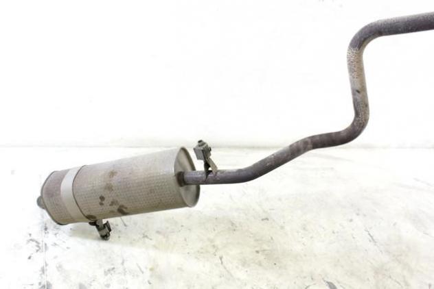 1730H6 MARMITTA TUBO DI SCARICO CON SILENZIATORE CENTRALE E TERMINALE POSTERIORE PEUGEOT 1007 1.4 B 54KW 5M 3P (2008) RICAMBIO USATO 1717V8 - Foto 2