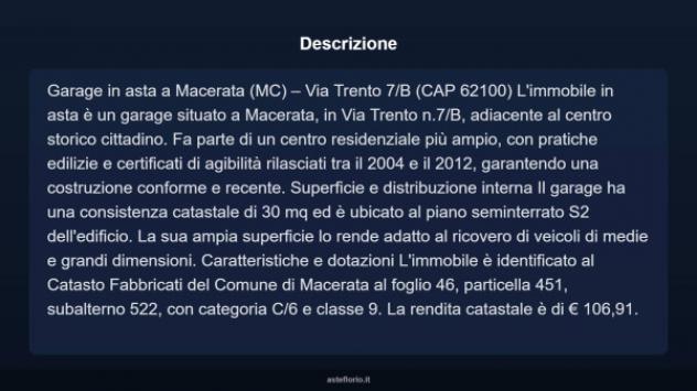 Immobile in asta di 30 m² in vendita a Macerata - Foto 3