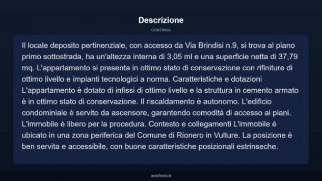 Immobile in asta di 134 m² in vendita a Rionero in Vulture - Foto 14