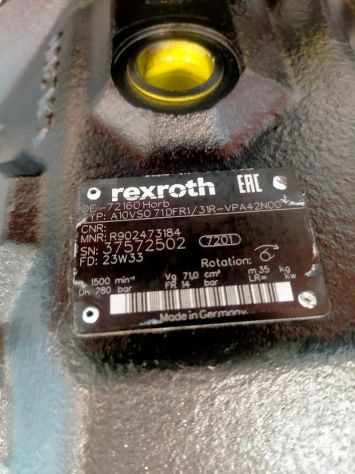 Pompa Rexroth A10VSO71DFR1/31R-VPA42N00 - Foto 2