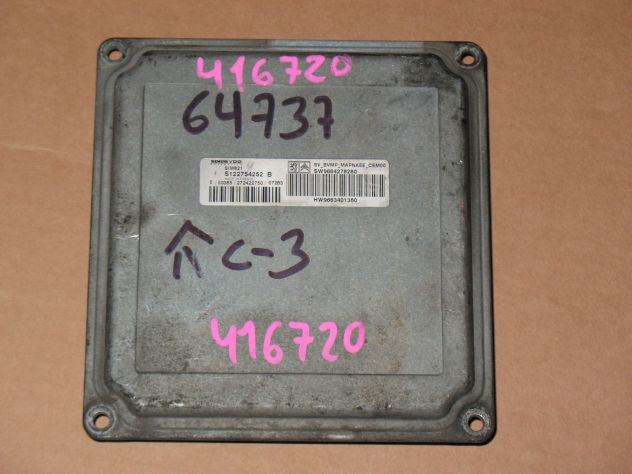 S122754252B ECU CAMBIO CITROEN PEUGEOT SIM821 S122754252B 9664278280 9663401380 - Foto 3