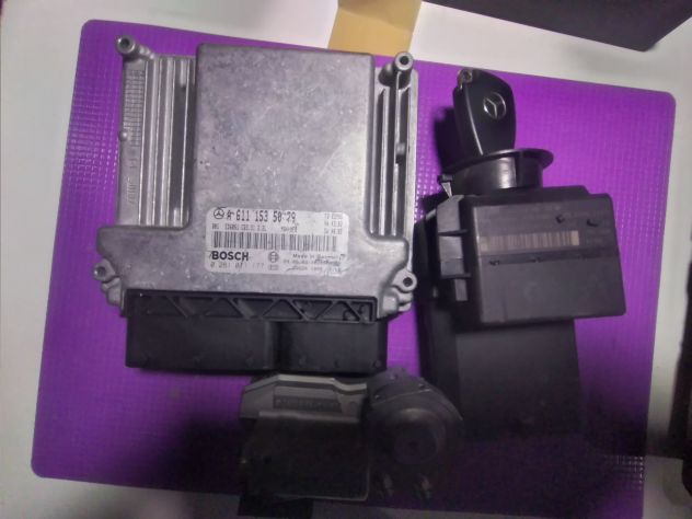 Kit accensione Ecu Mercedes Vito 2.2 Cdi 0281011177 A6111535079 MERCEDES VITO 2 - Foto 3