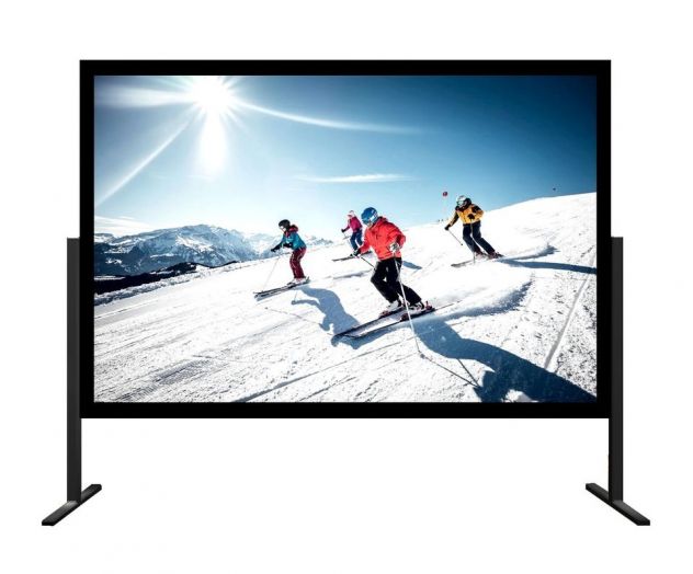 VENDO SCHERMO A CORNICE PROFESSIONALE 500X281 CON PIEDI