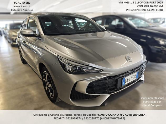 Mg MG3 1.5 116CV COMFORT 2025