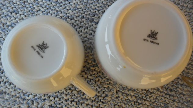 Zuccheriera e lattiera della Royal Porcelain - - Foto 4