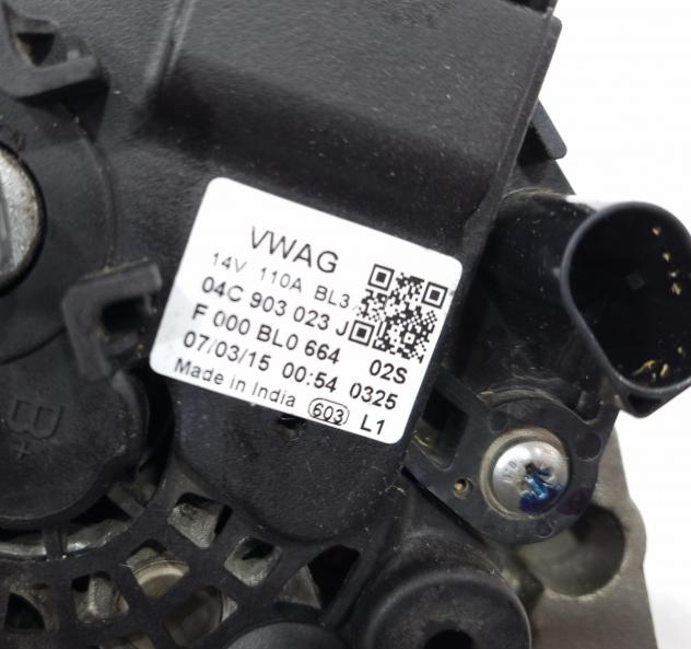 ALTERNATORE VOLKSWAGEN Up 1° Serie 04C903023J CPGA Benzina 1000 (11) - Foto 10