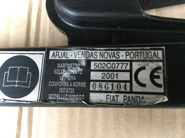 Cric / Crik / Crick di soccorso Originale FIAT Panda 1 serie ( 141 ) fino 2003 - Foto 3