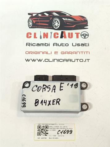 CENTRALINA AIRBAG OPEL Corsa E 3° Serie 13511833 812586170 B14XER (15) - Foto 4