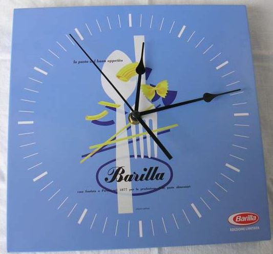 orologio da parete "PASTA BARILLA", originale Barilla - Foto 6