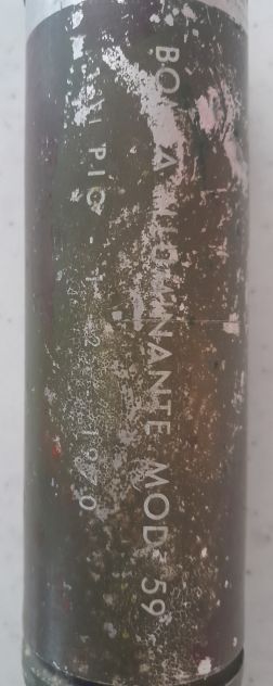 Bossolo razzo illuminante mod. 59 6/63 del 197o - Foto 7