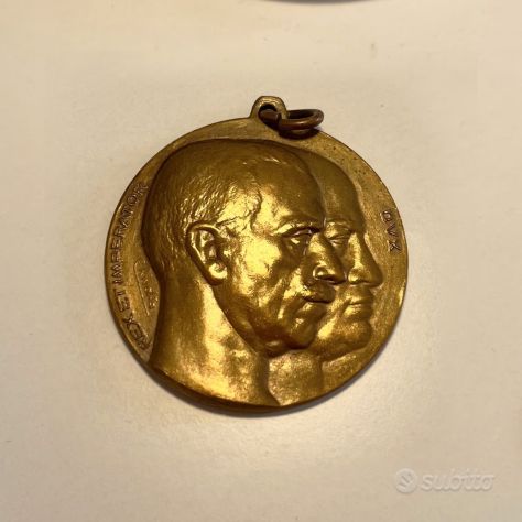 Medaglia Mussolini in bronzo