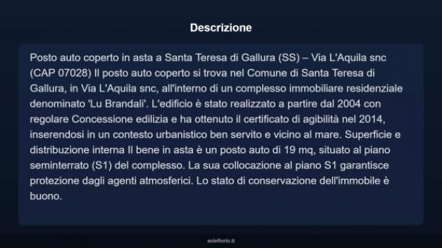 Immobile in asta di 19 m² in vendita a Santa Teresa Gallura - Foto 5