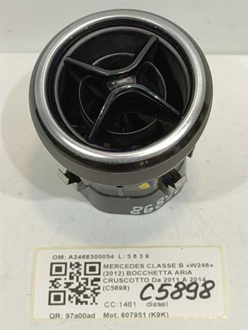 BOCCHETTE ARIA CRUSCOTTO MERCEDES Classe B W246 2° Serie A2468300054 607951 (K9K) (12) - Foto 5