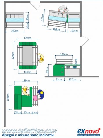 arredamento self-service per ristorazione usato - Foto 6