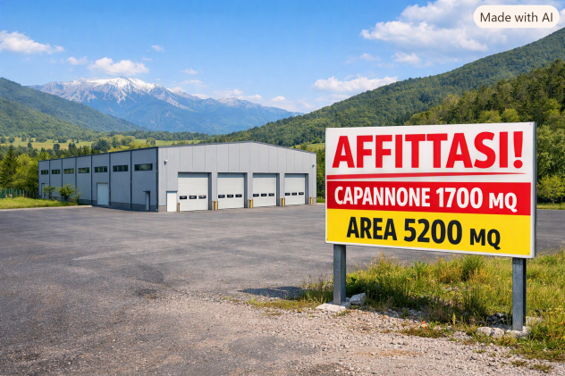 Capannone mq 1.700 + 5.000 mq area esterna CR