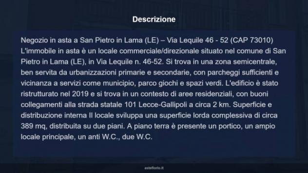 Immobile in asta di 389 m² in vendita a San Pietro in Lama - Foto 7