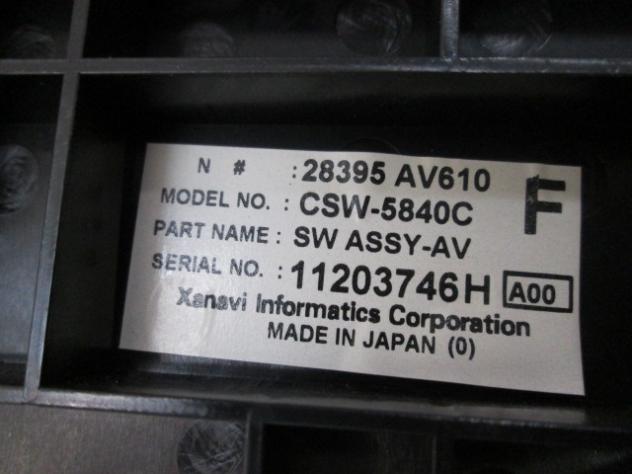 28090AV611 NAVIGATORE SATELLITARE NISSAN PRIMERA P12E SW 2.2 D 93KW 6M 5P (2002) RICAMBO USATO CC5W-3001P 28185AV700 28395AV610 - Foto 4