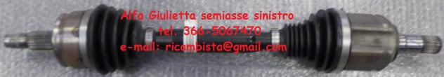 50522035 Alfa Romeo Giulietta semiasse anteriore sinistro