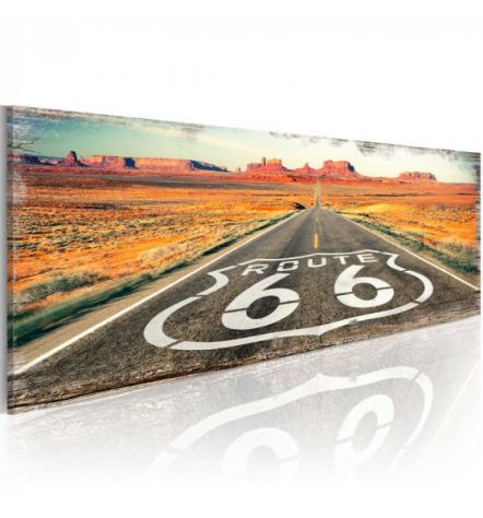 Quadro Sulla Route 66 Cm. 120x40 E 135x45 - ARREDALACASA