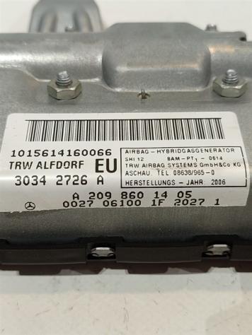 AIRBAG PORTA ANTERIORE DESTRA MERCEDES CLK Coupé W209 A2098601405 271942 (02) - Foto 3
