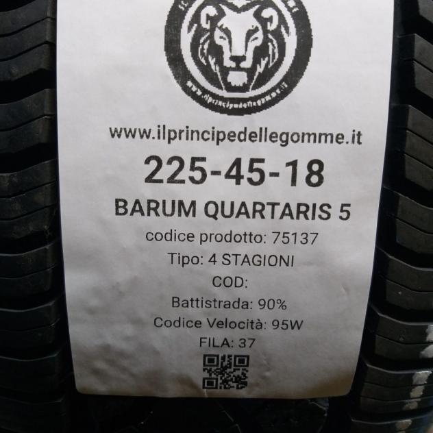2 GOMME 225 45 18 BARUM A75137 - Foto 2