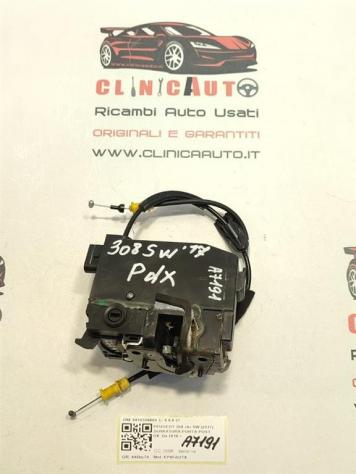 SERRATURA POSTERIORE DESTRA PEUGEOT 308 SW 9810309880 EP6FADTX (17)