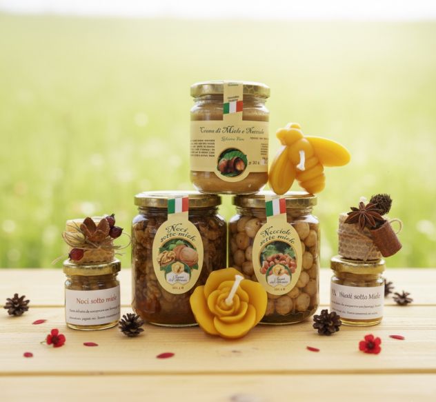 MANDORLE SOTTO MIELE VASETTO DA 500 GR. - Foto 3