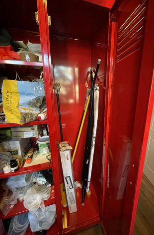 Guardaroba Loft a rotelle - laccato rosso - vendesi per ristrutturazione interni - Foto 5
