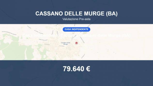 Immobile in asta di 96 m² con più di 5 locali in vendita a Cassano delle Murge