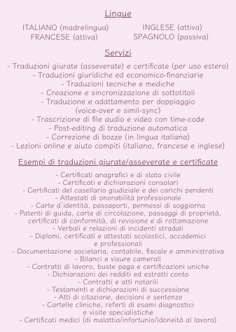 Traduzioni giurate (asseverate) - italiano-inglese-francese-spagnolo - Foto 2