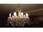 Coppia lampadari con pendenti cristallo