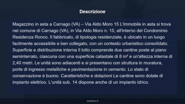 Immobile in asta di 16 m² in vendita a Carnago - Foto 6