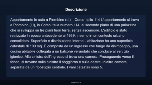 Immobile in asta di 100 m² in vendita a Piombino - Foto 3