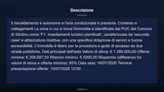 Immobile in asta di 564 m² con più di 5 locali in vendita a Stintino - Foto 12