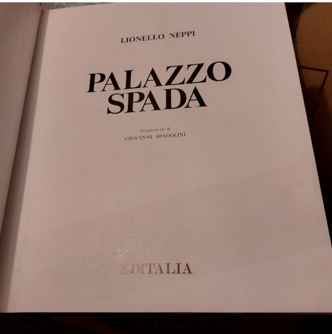 Palazzo Spada. NEPPI LIONELLO Editore: Editalia. Roma, 1975 - Foto 2