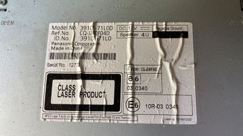 Autoradio originale Suzuki Swift del 2013 (39101-71L00) - Foto 4