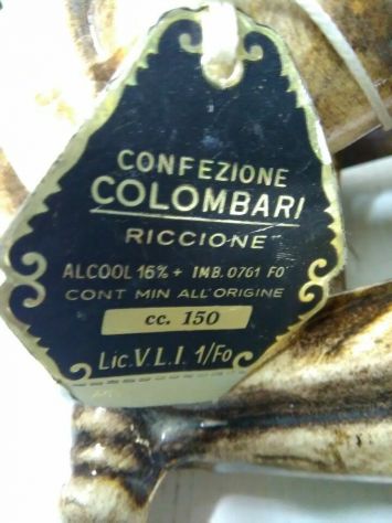 bottiglia di liquore in ceramica a forma di cannone ditta colombari di Riccione - Foto 3